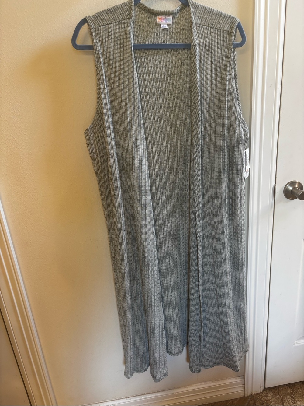 LuLaRoe Knit Vest Duster - Gray